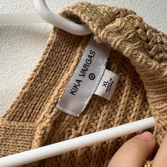 Kika Vargas x Target Women's Knit Sweater in Gold EUC - Picture 4 of 4